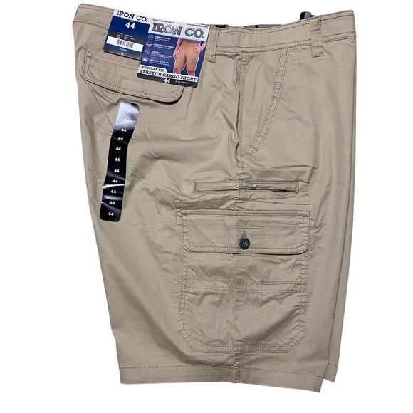 Iron Co. Mens Wheat Regular Fit‎ Stretch Cargo Shorts Size 44 - Picture 10 of 10